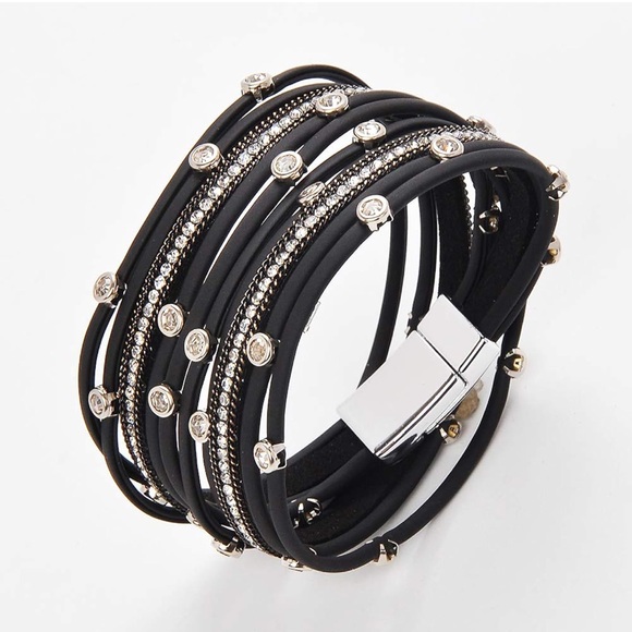 Azora Leather Wrap Bracelet - Picture 2 of 5